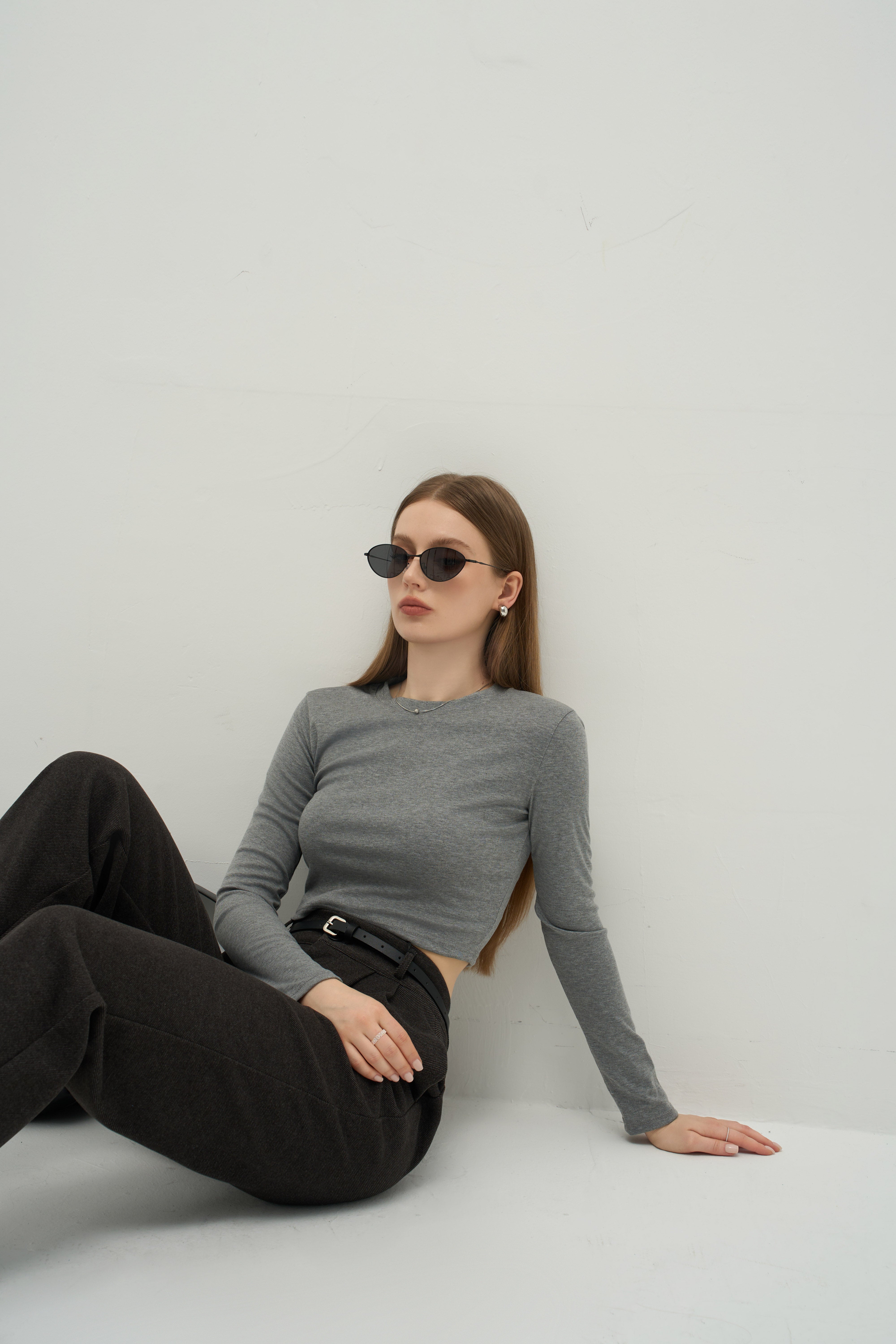 The Refined TENCEL™ Crewneck Long Sleeve