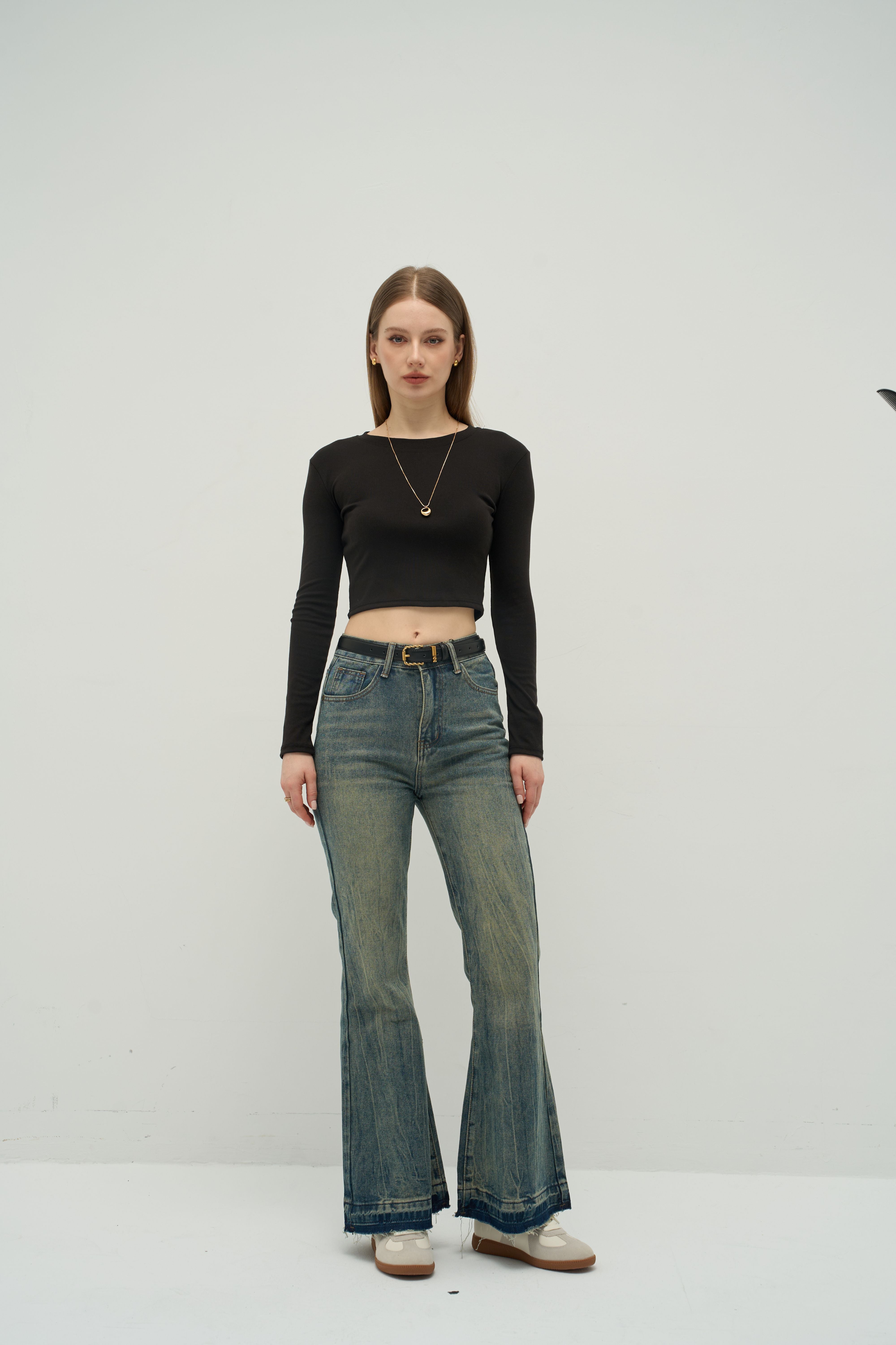 The Refined TENCEL™ Crewneck Long Sleeve