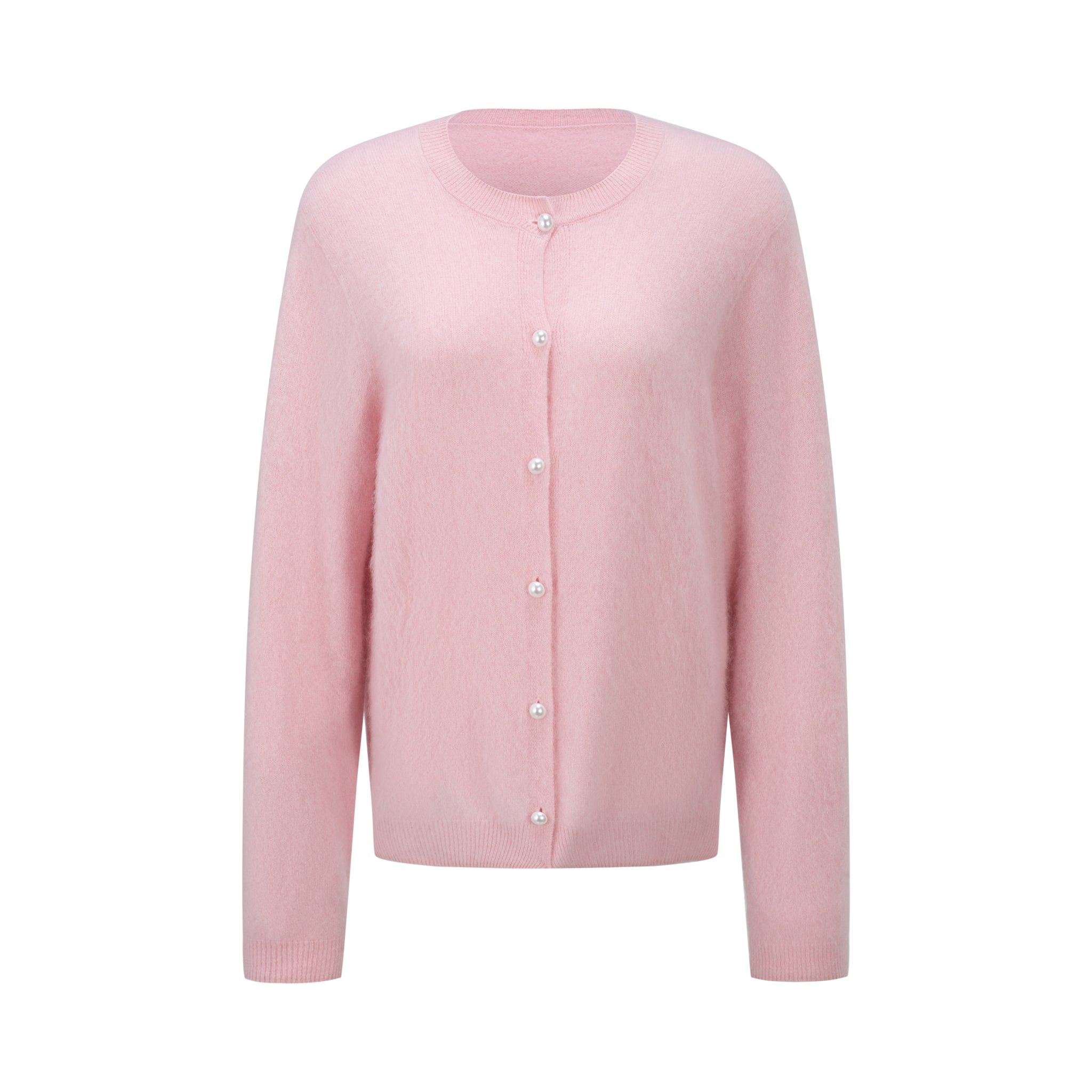 Merra Muse premium cashmere knit cardigan with soft hand-feel and fine gauge texture
