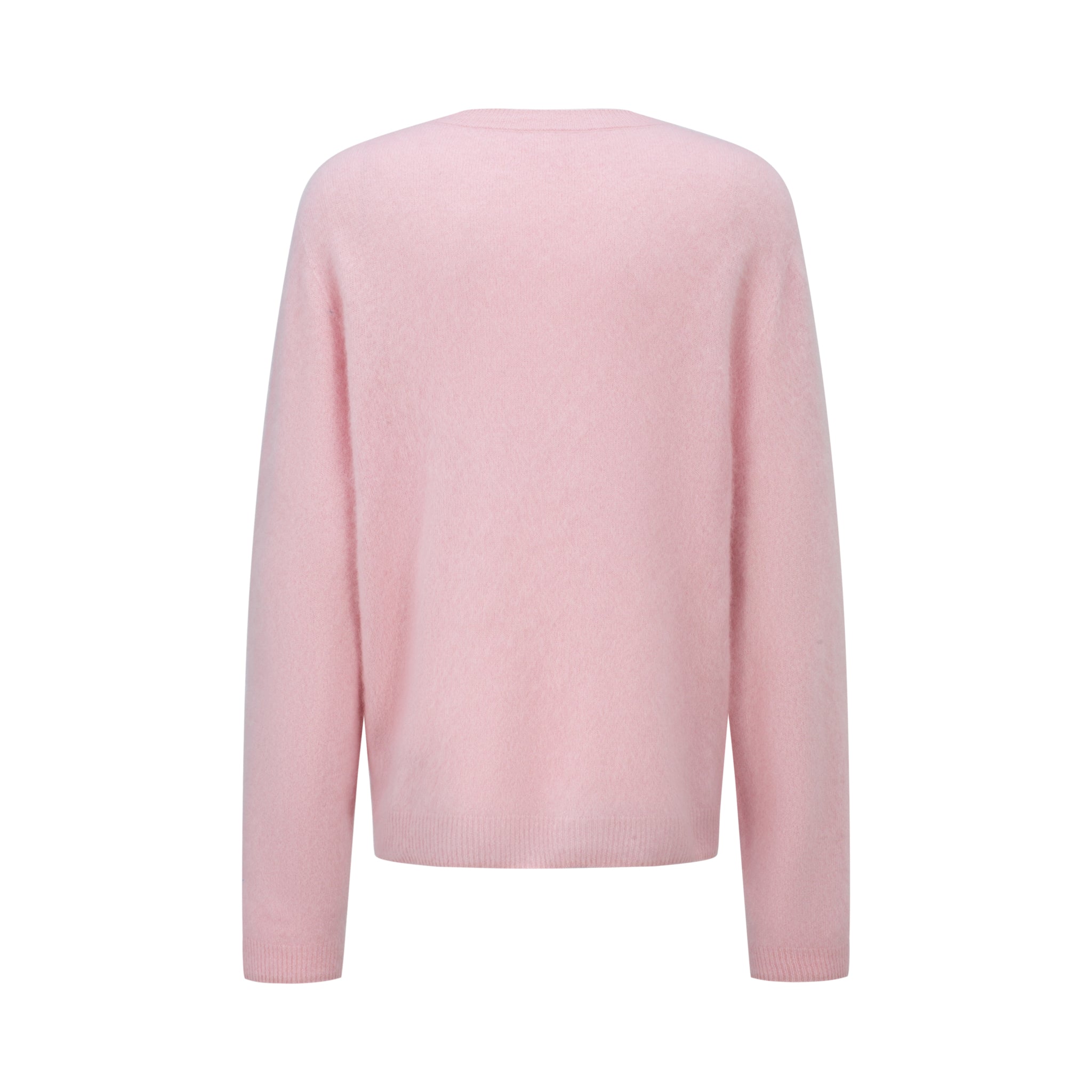 Merra Muse luxe cashmere crew cardigan with a refined, classic silhouette
