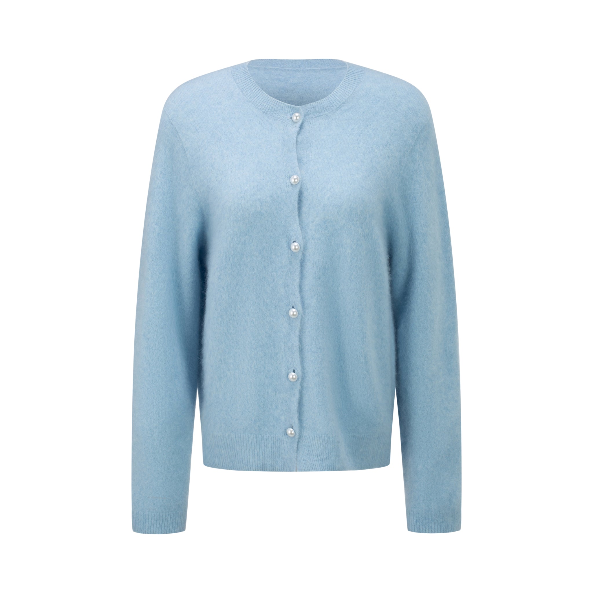 Merra Muse premium cashmere knit cardigan with soft hand-feel and fine gauge texture
