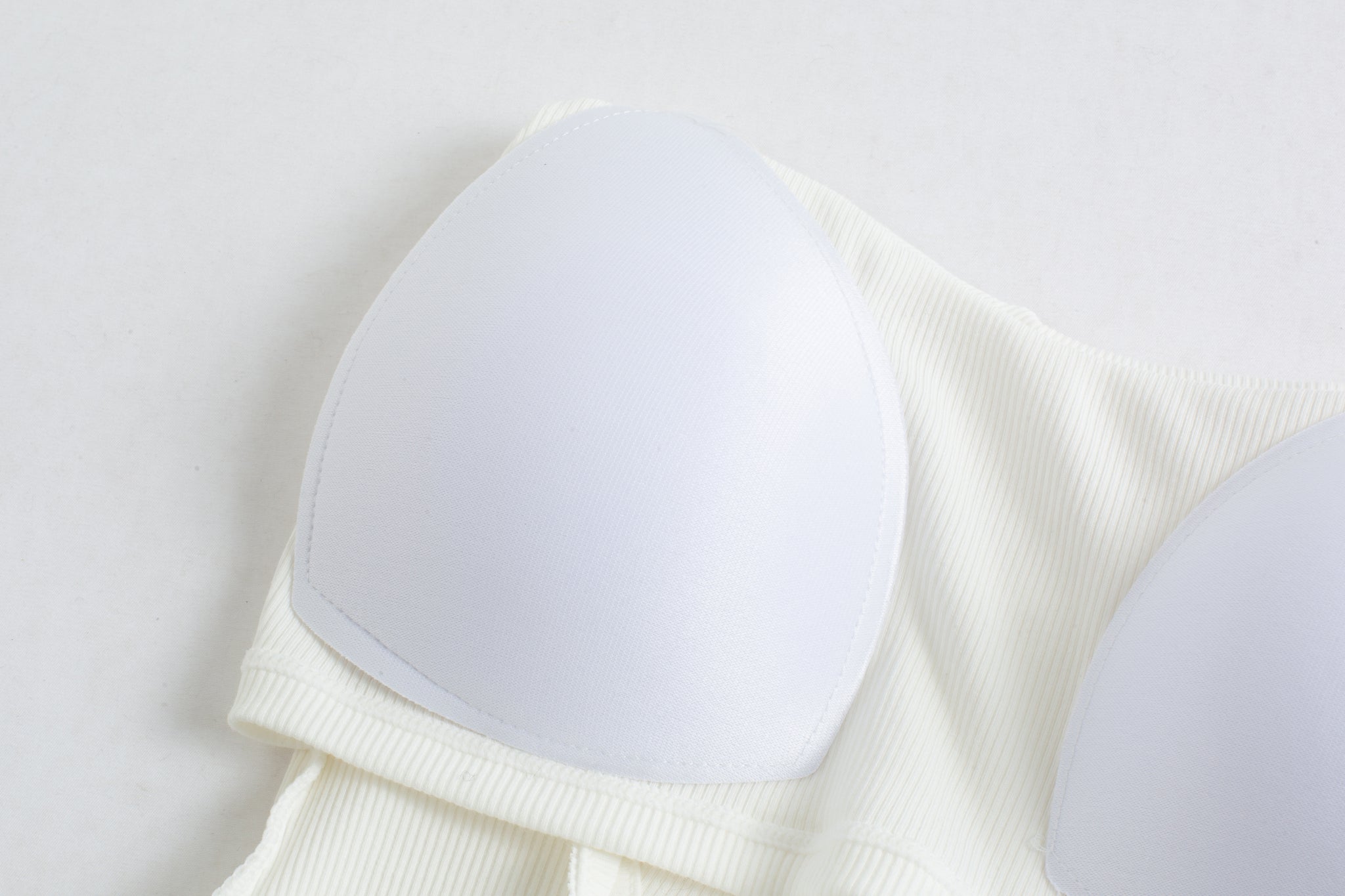 Ribbed Padded Camisole-Contoured back