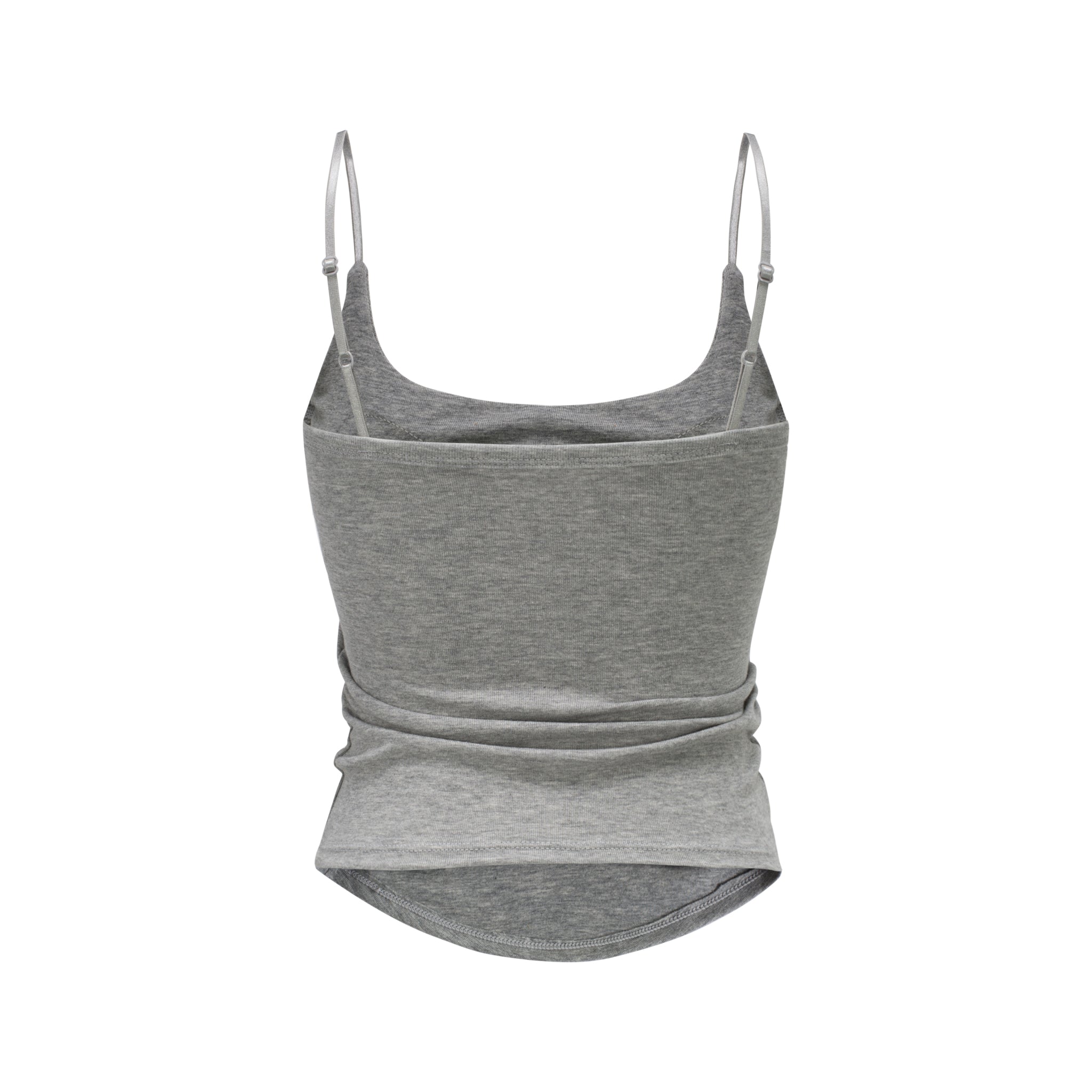 Sculpted Waist Ribbed Padded Camisole