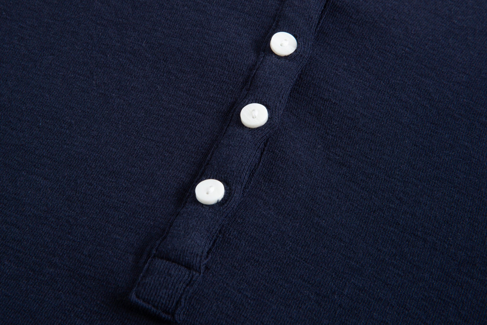 The Refined Cashmere-Touch Henley Long Sleeve