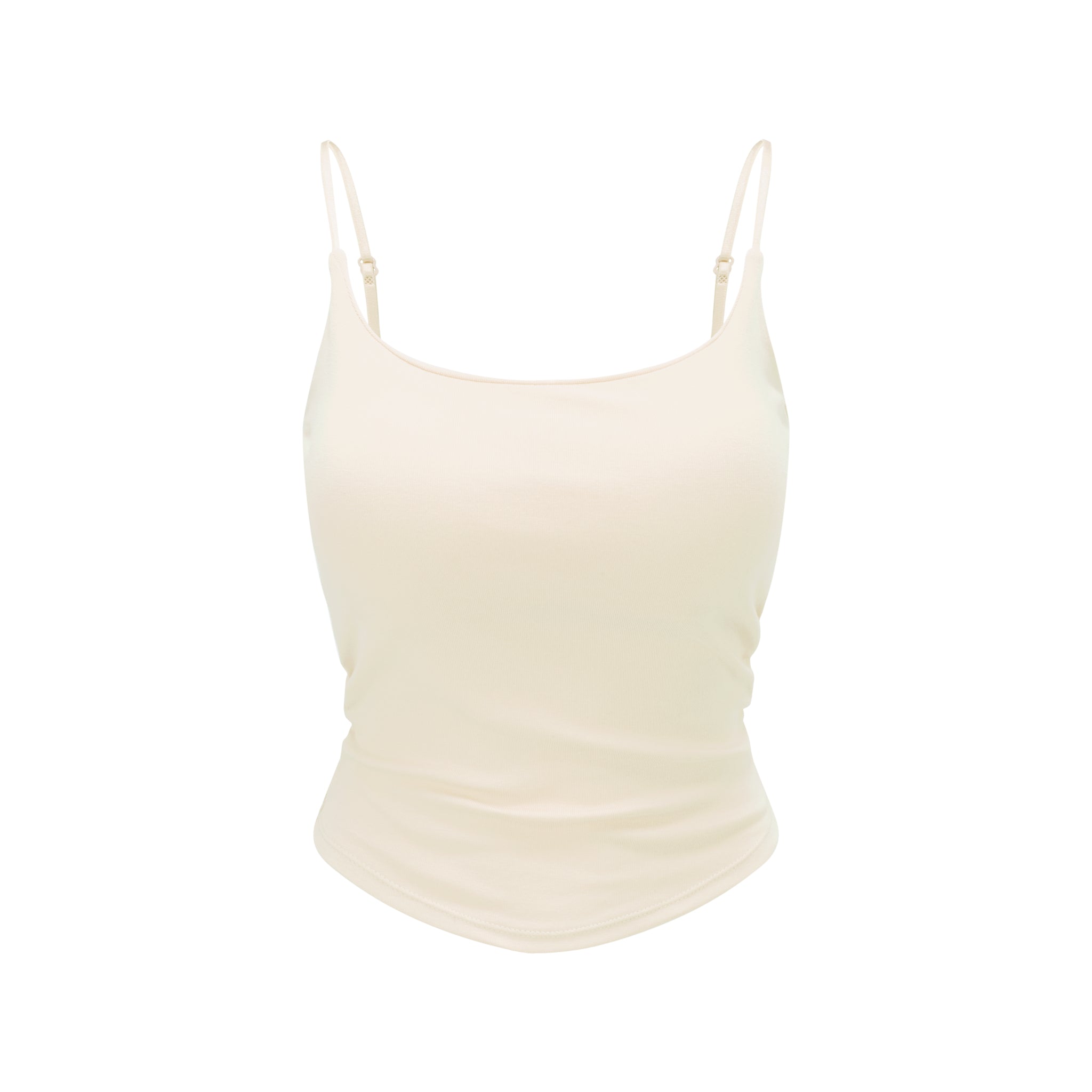 Sculpted Waist Ribbed Padded Camisole