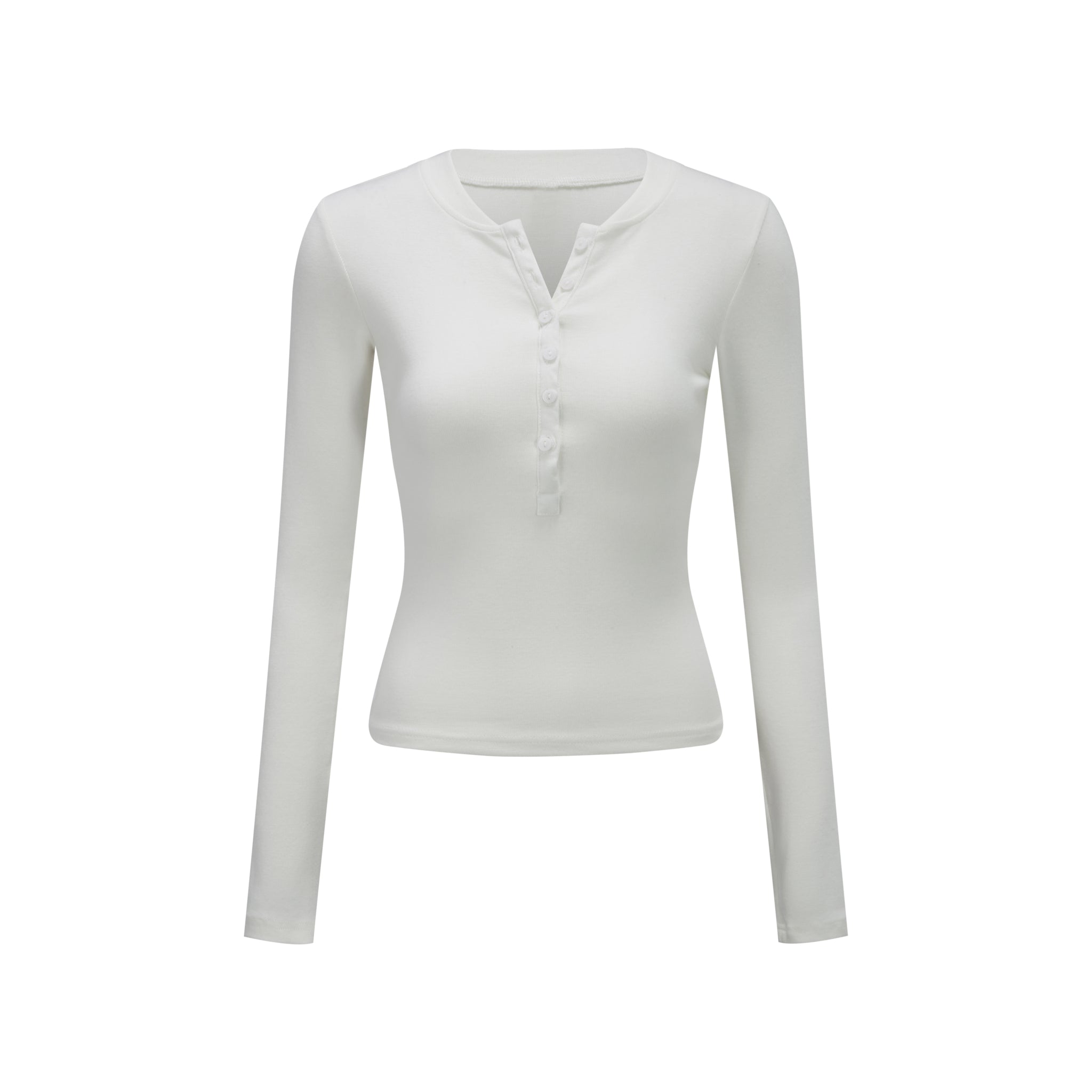 Merra Muse contour fleece-brush long sleeve top with a smooth sculpting fit
