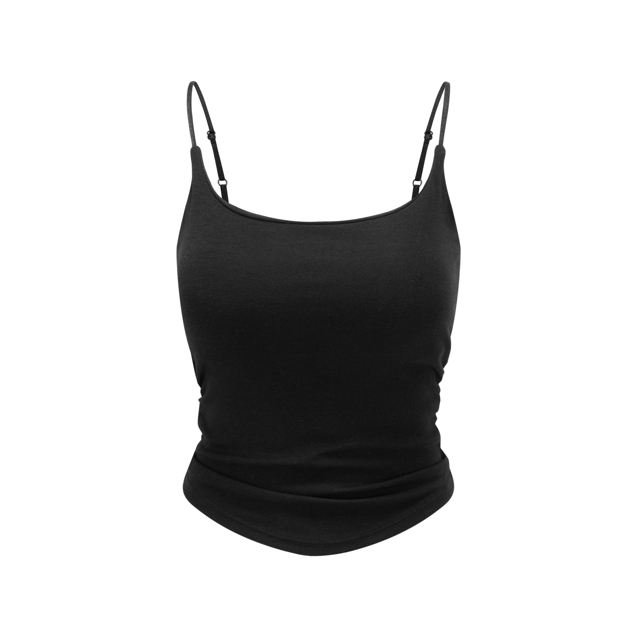 Sculpted Waist Ribbed Padded Camisole