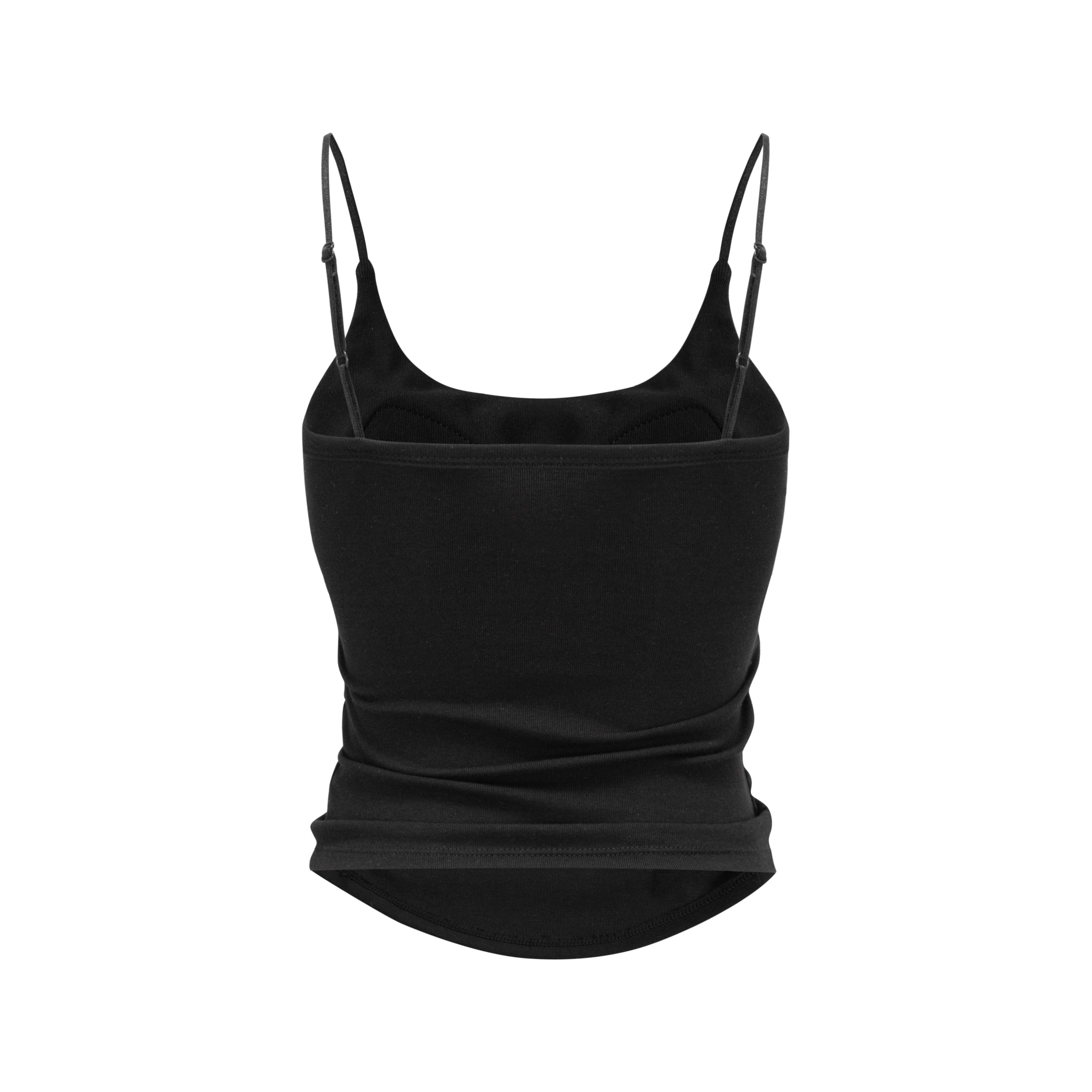 Sculpted Waist Ribbed Padded Camisole