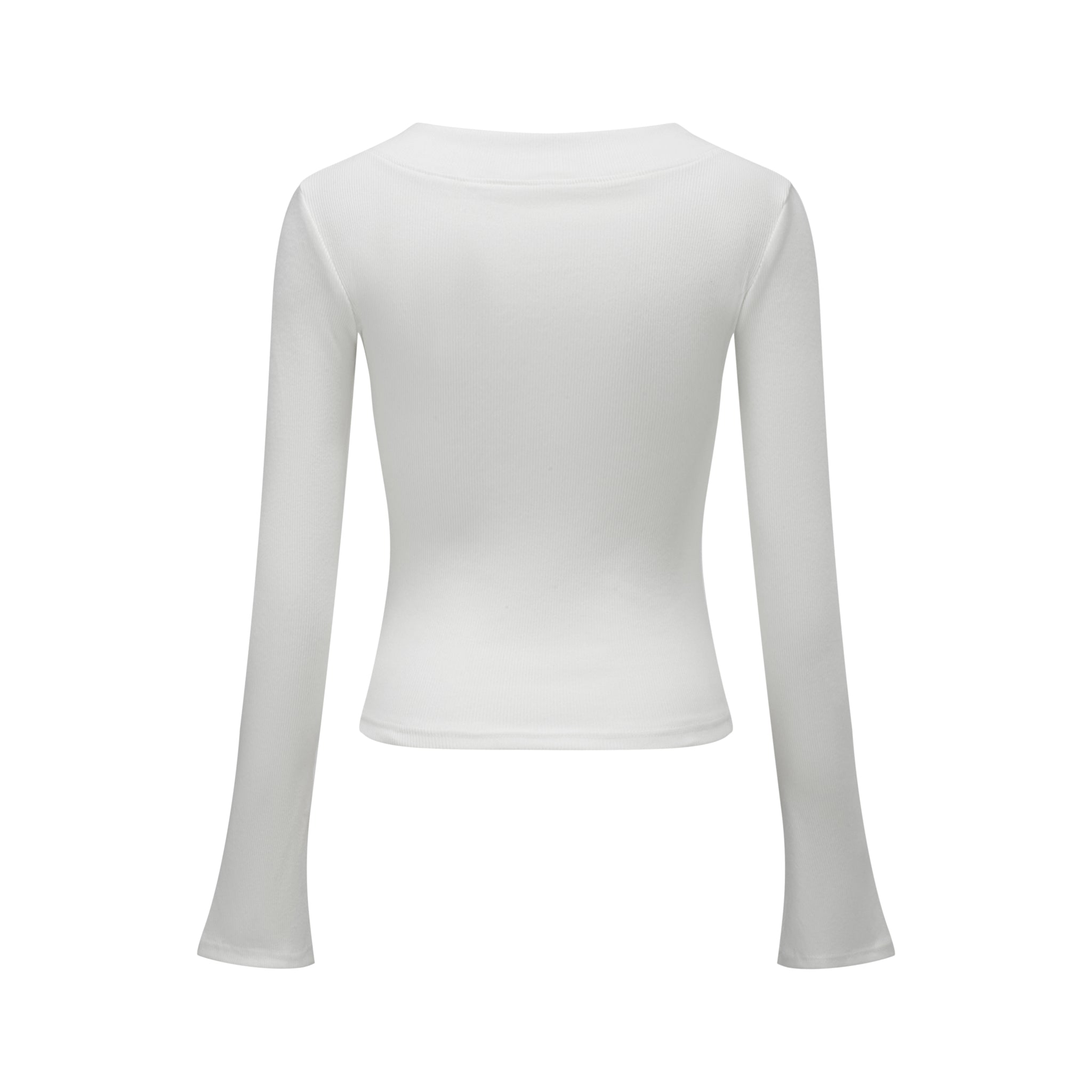 Contour V-Neck Long Sleeve Top