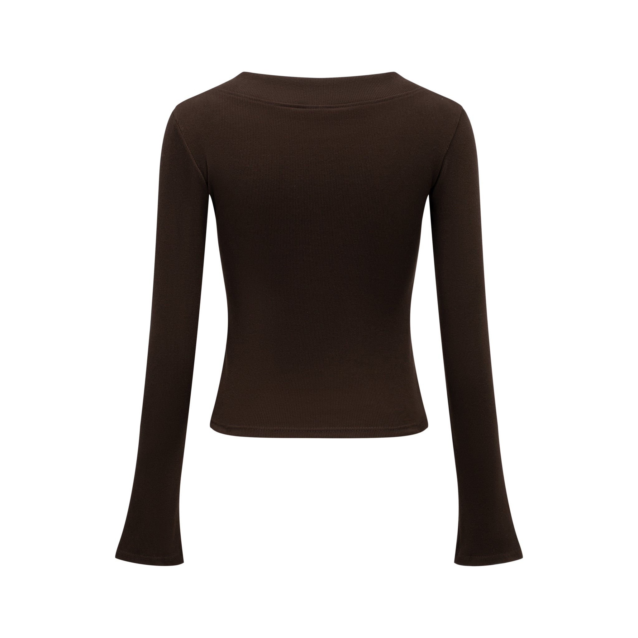 Contour V-Neck Long Sleeve Top