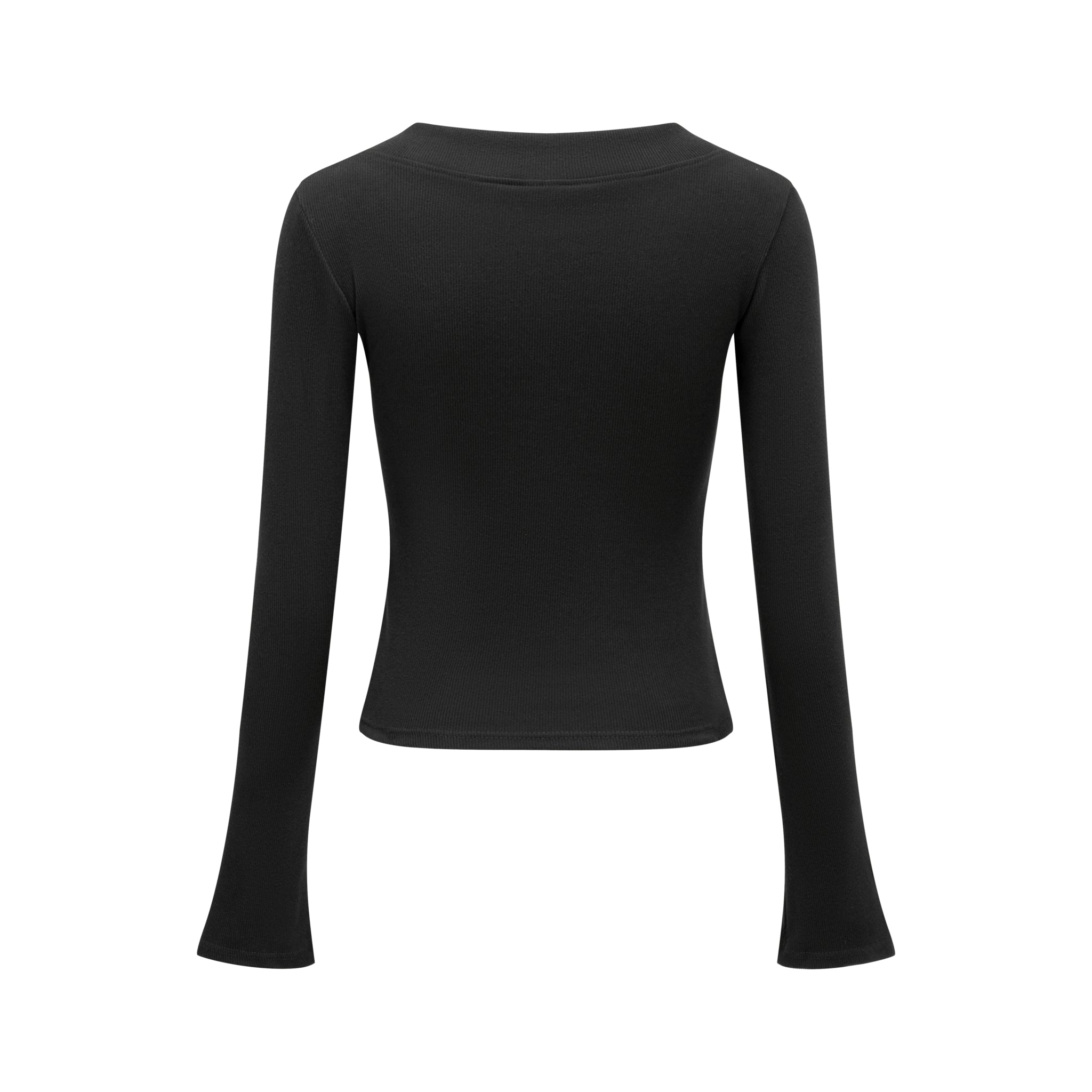 Contour V-Neck Long Sleeve Top