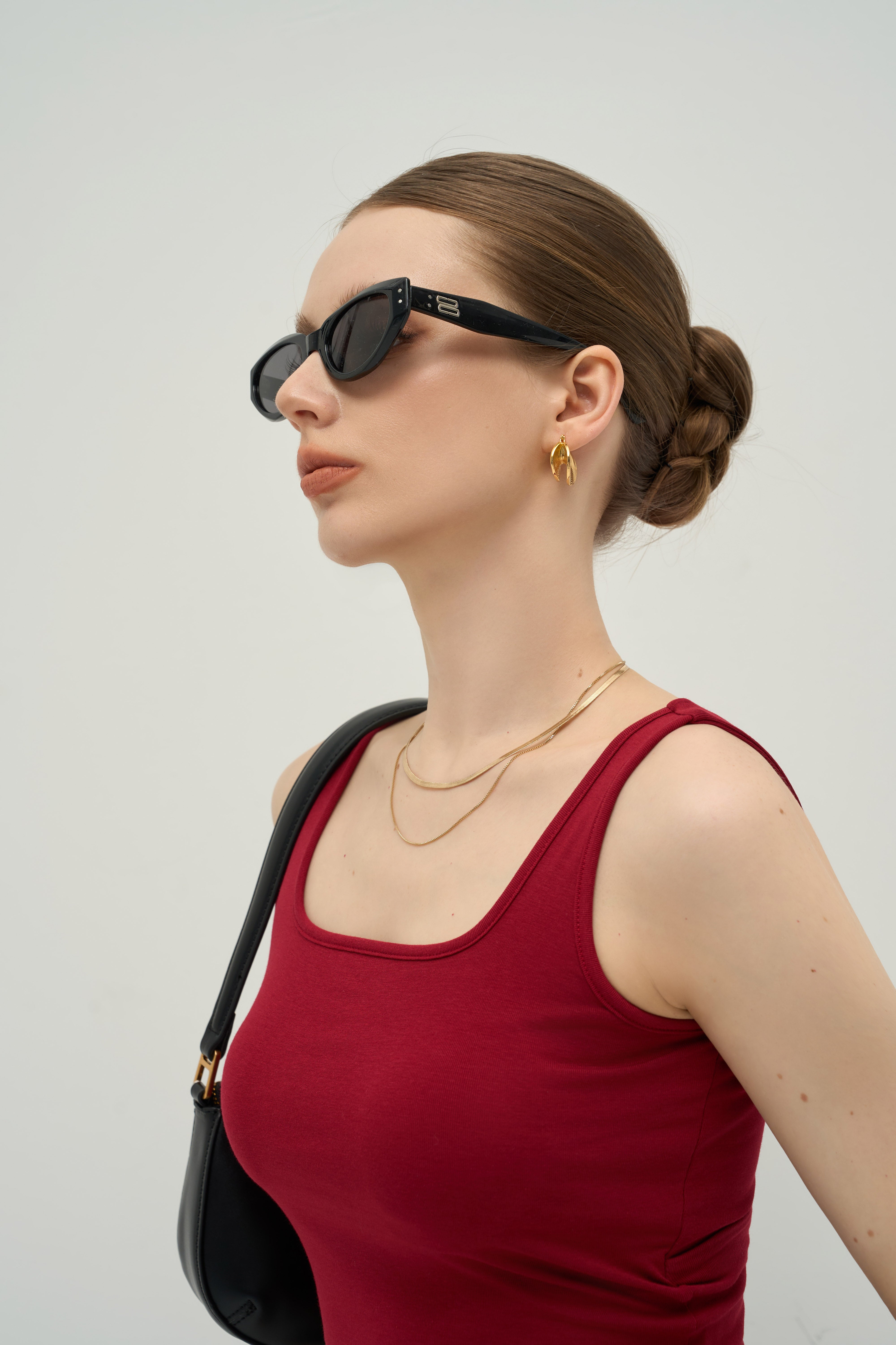 The U‑Neck Padded Cross‑Back Bra Tank