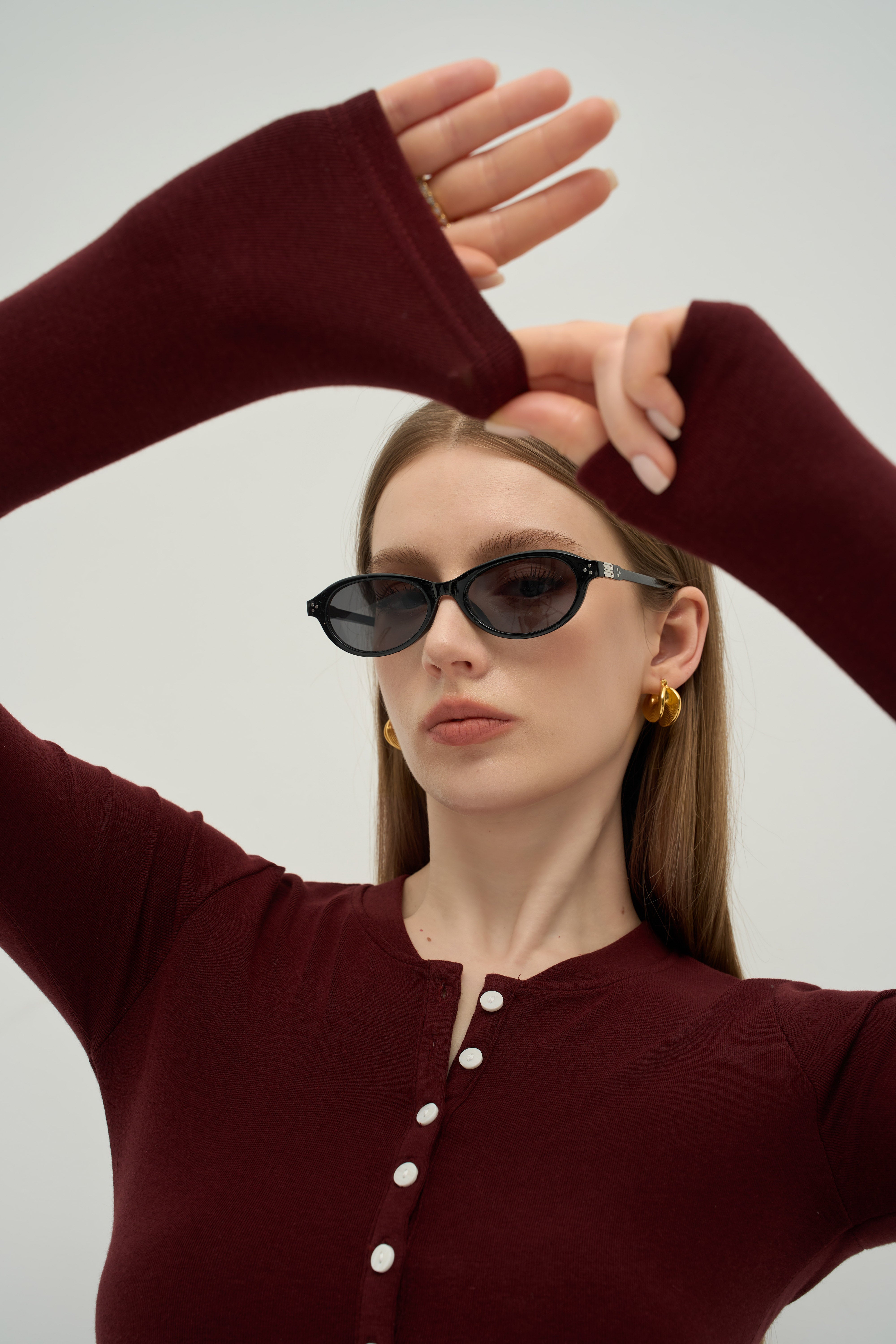 The Refined Cashmere-Touch Henley Long Sleeve | Merra Muse
