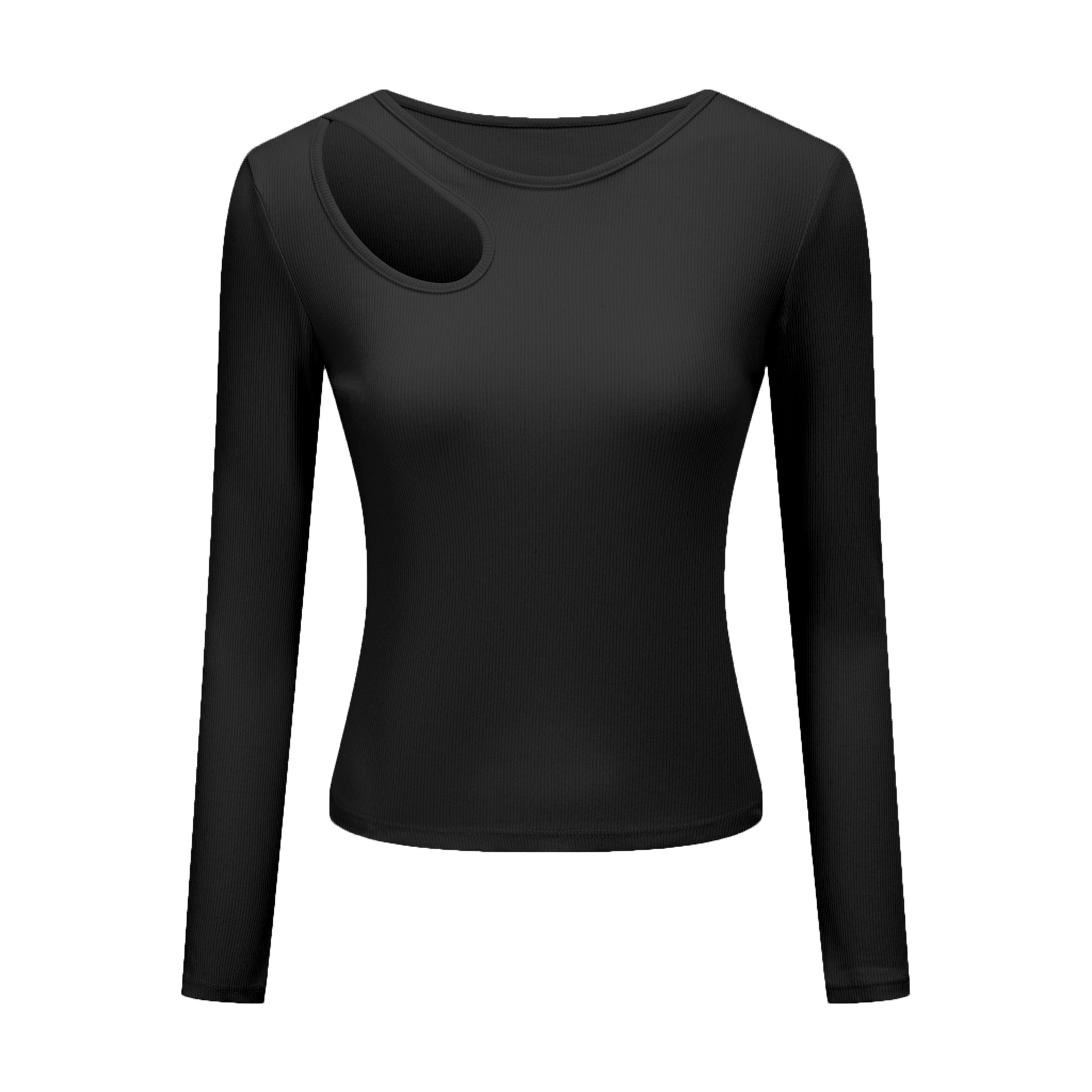 The Contour Cutout Long Sleeve – Sculpted Essential | Merra Muse
