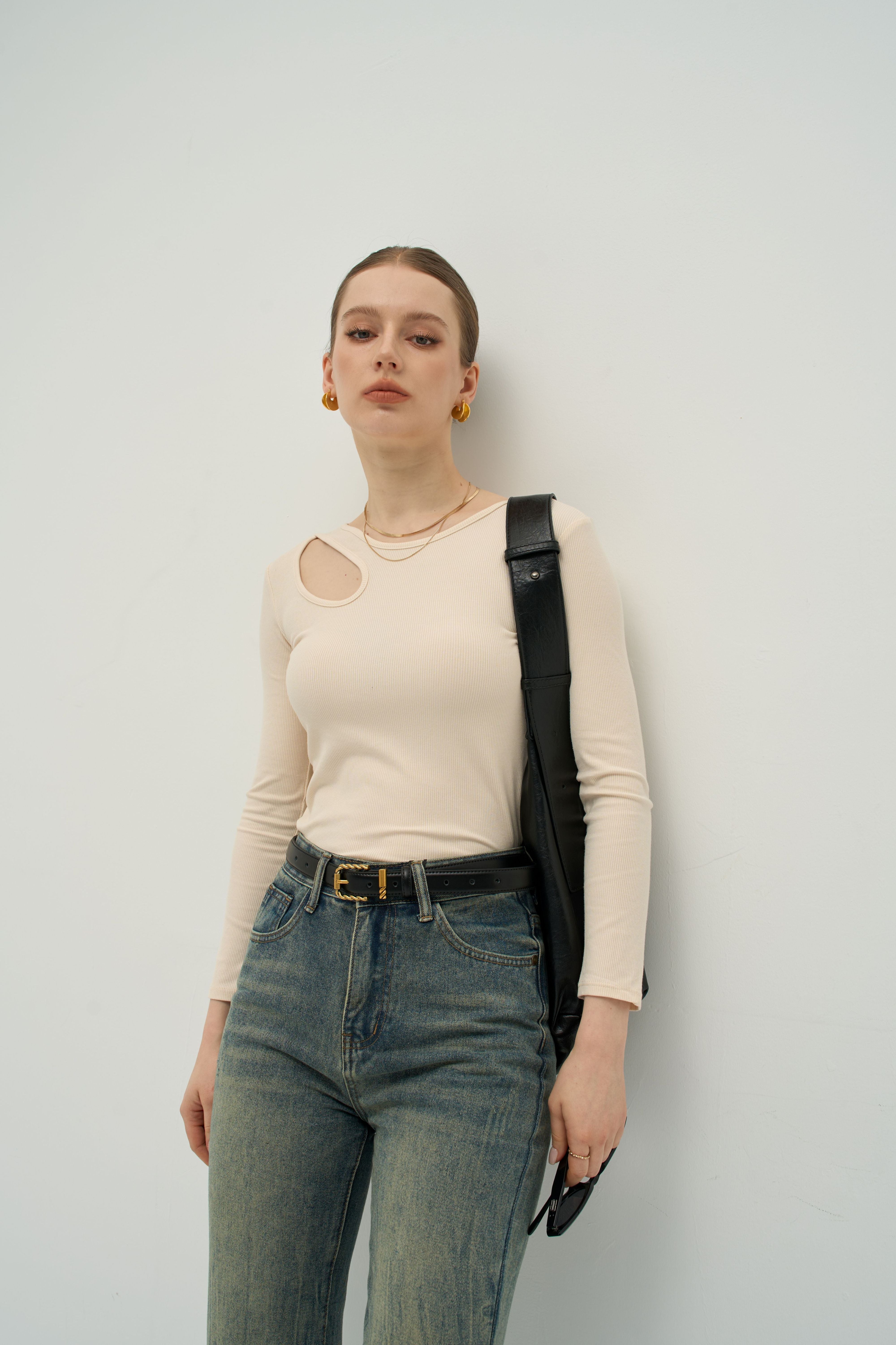 The Contour Cutout Long Sleeve | Merra Muse
