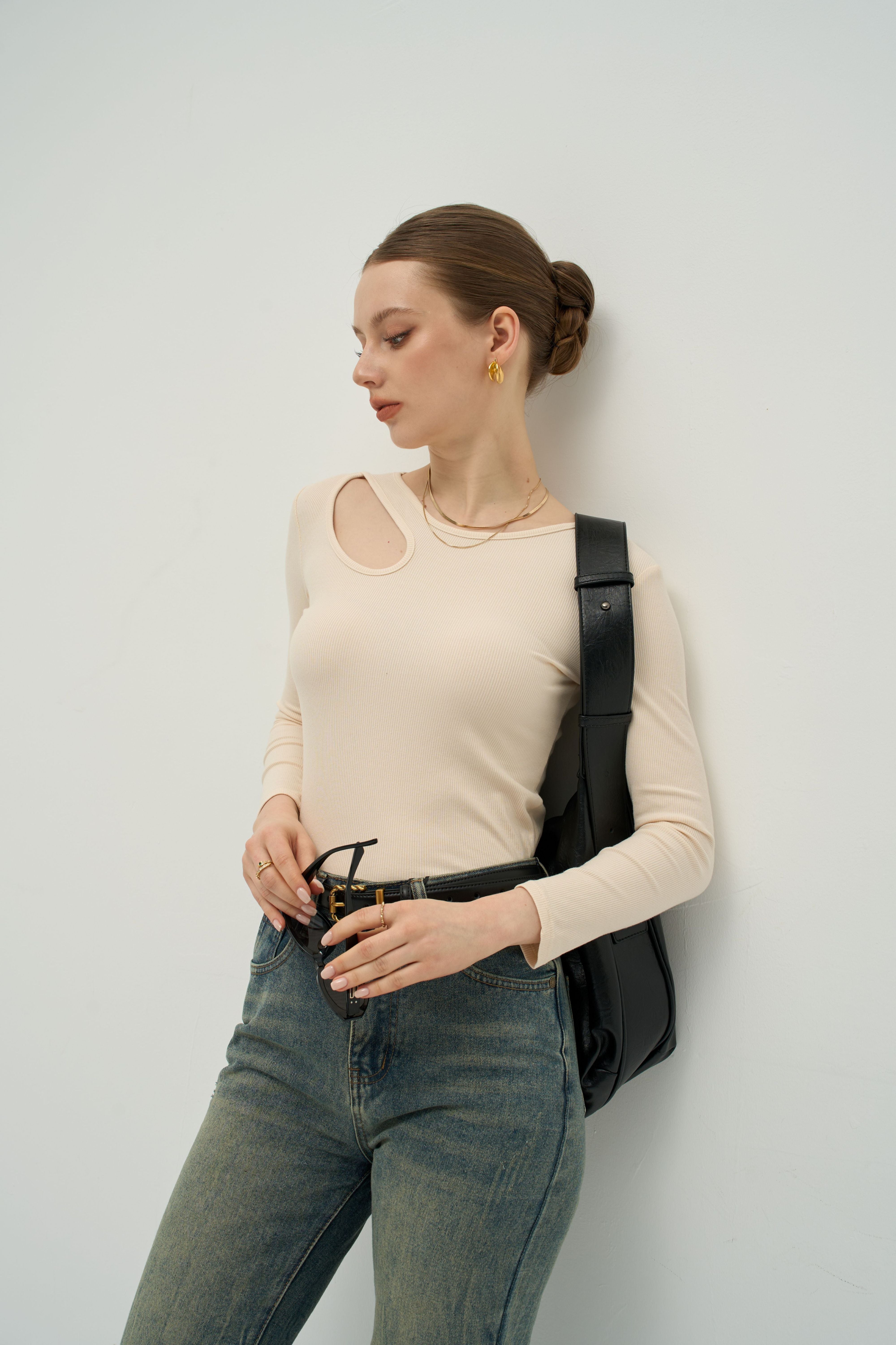 The Contour Cutout Long Sleeve | Merra Muse
