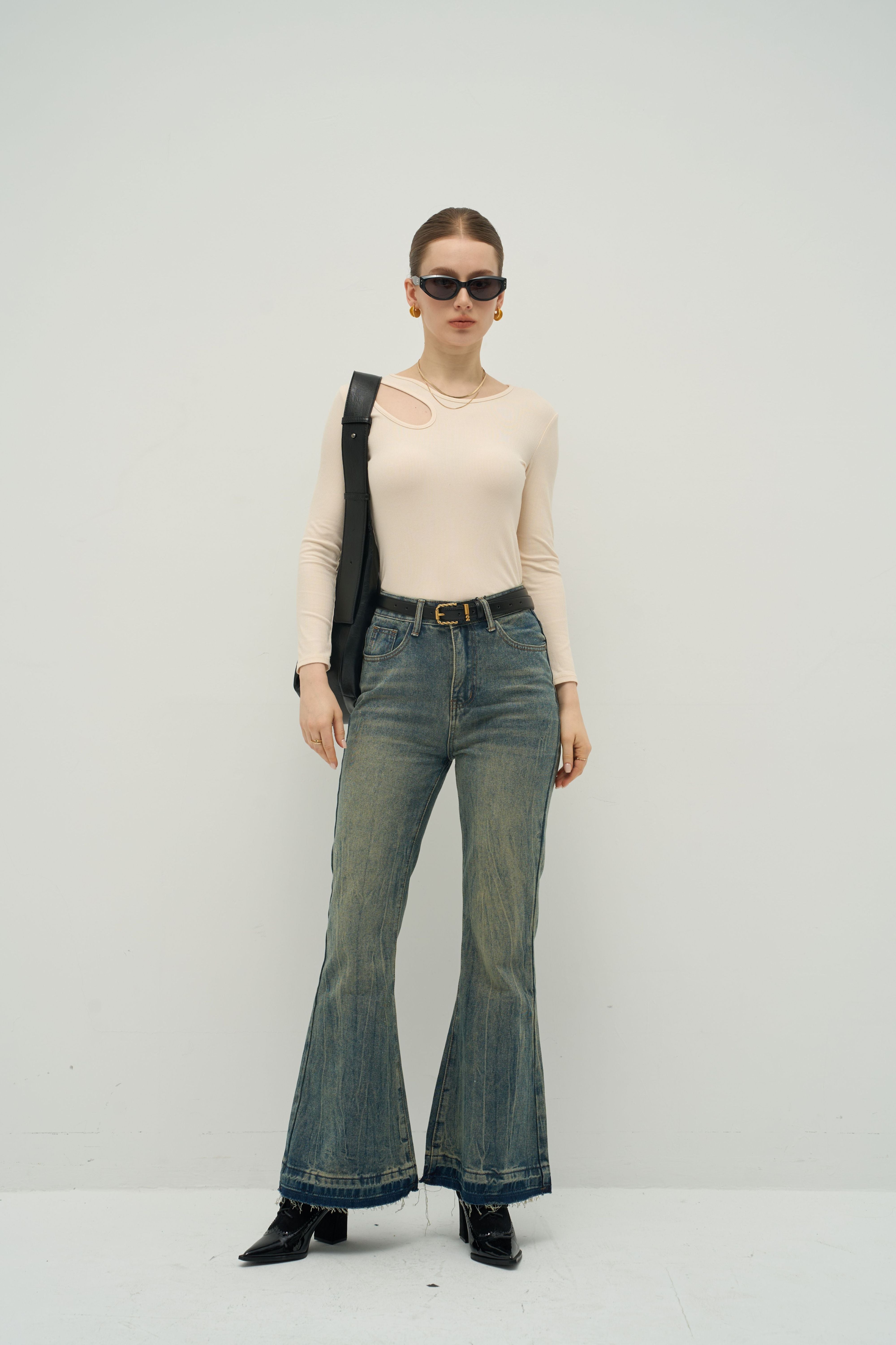 The Contour Cutout Long Sleeve | Merra Muse
