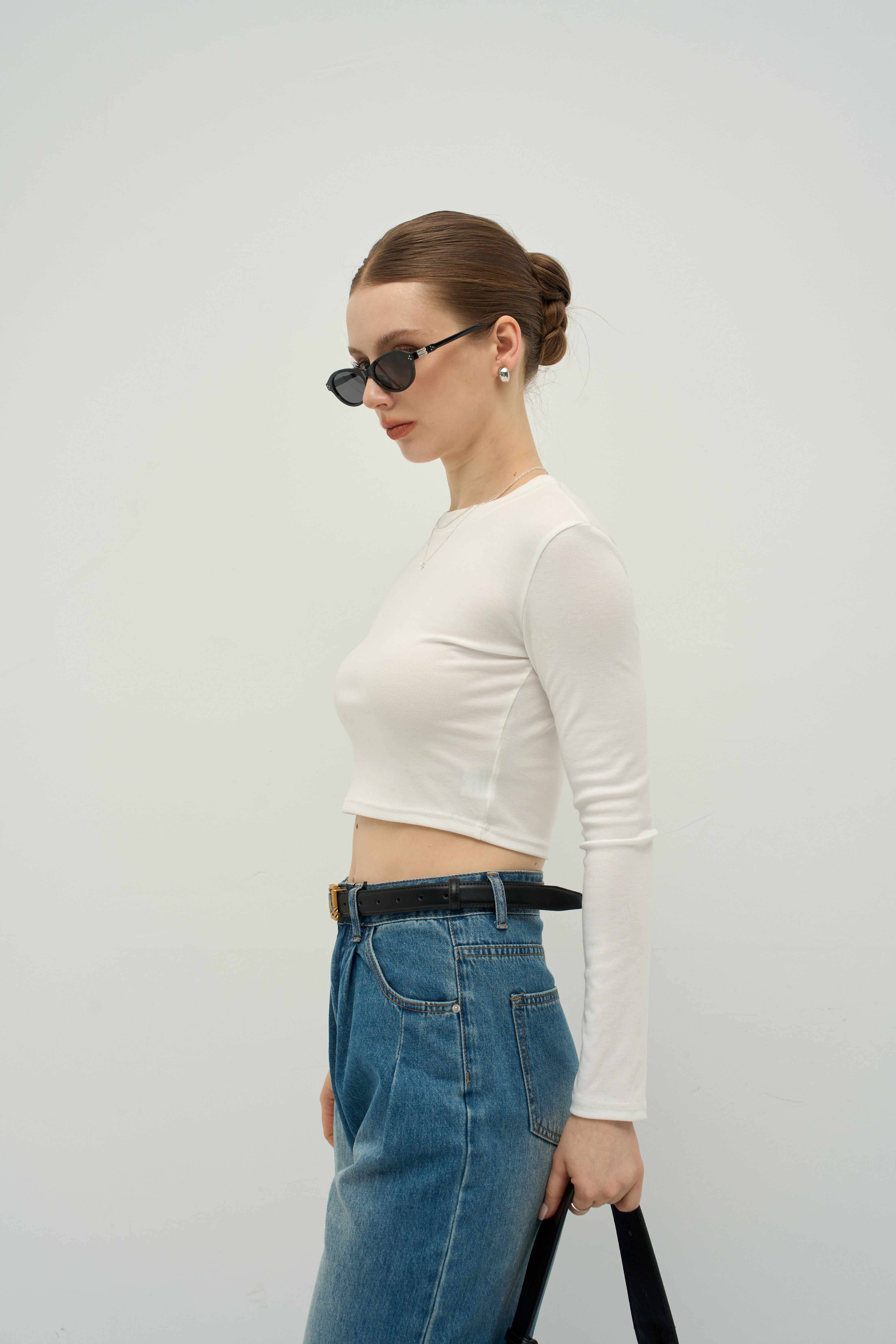 The Refined TENCEL™ Crewneck Long Sleeve