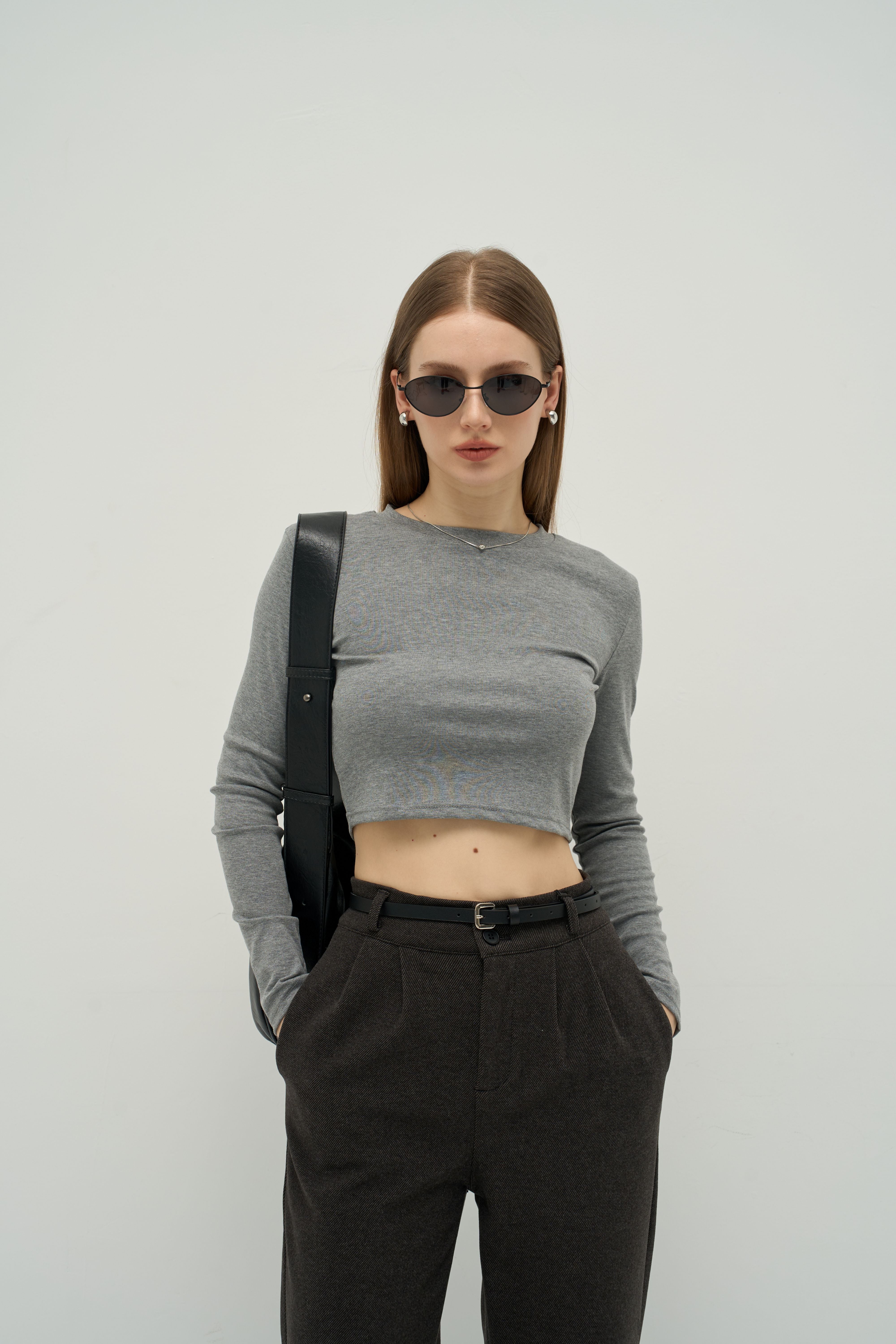 The Refined TENCEL™ Crewneck Long Sleeve