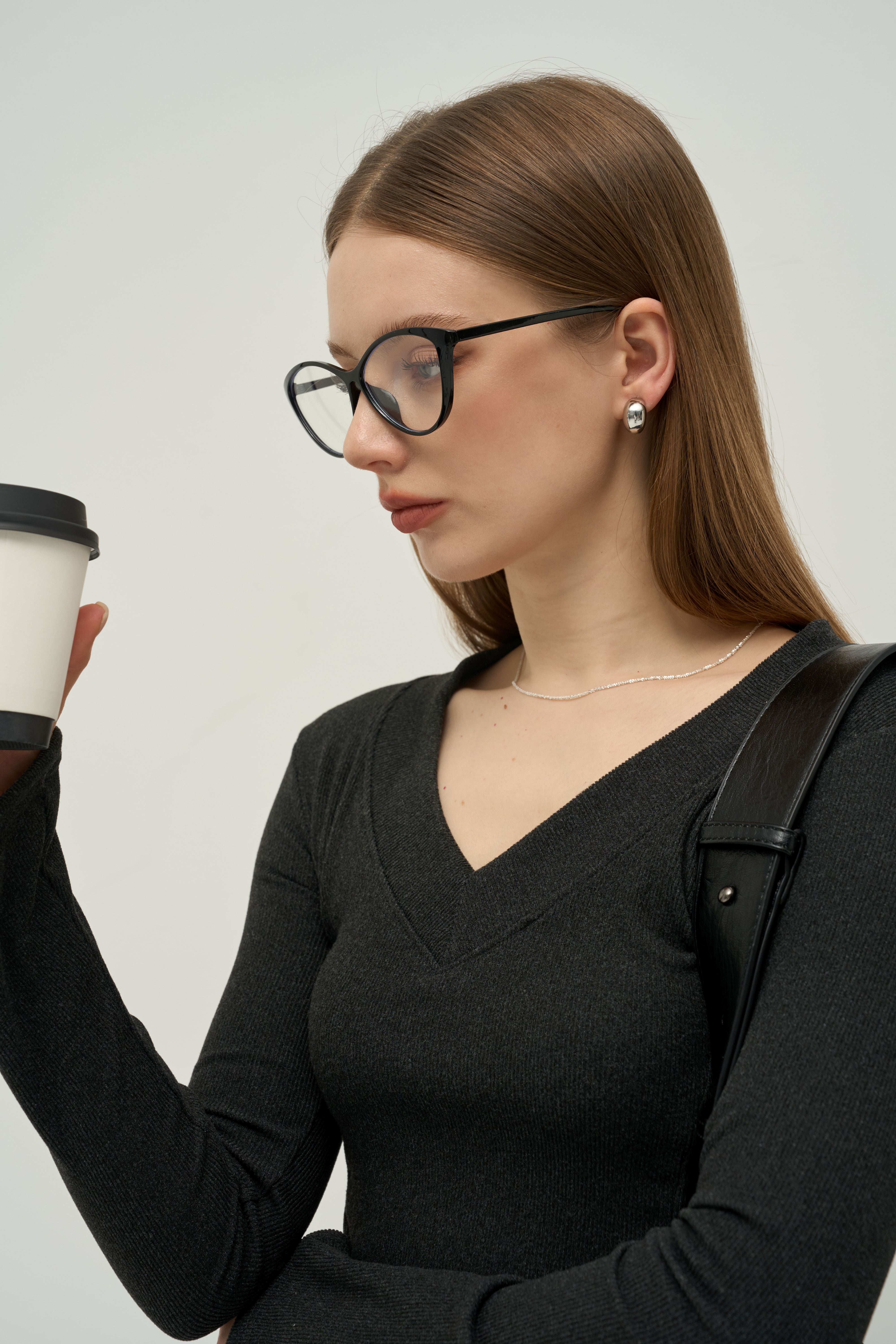 Contour V-Neck Long Sleeve Top