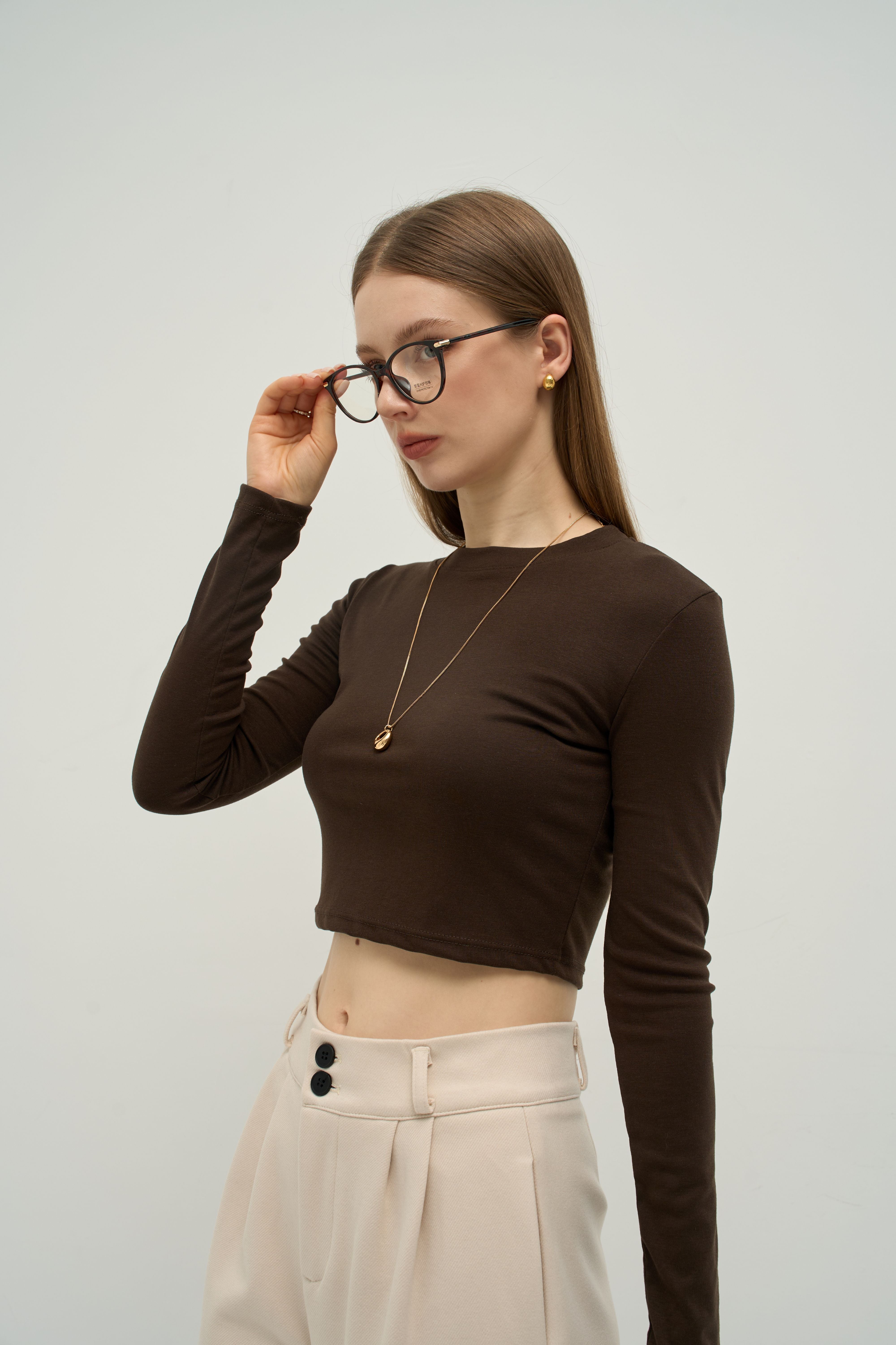 The Refined TENCEL™ Crewneck Long Sleeve