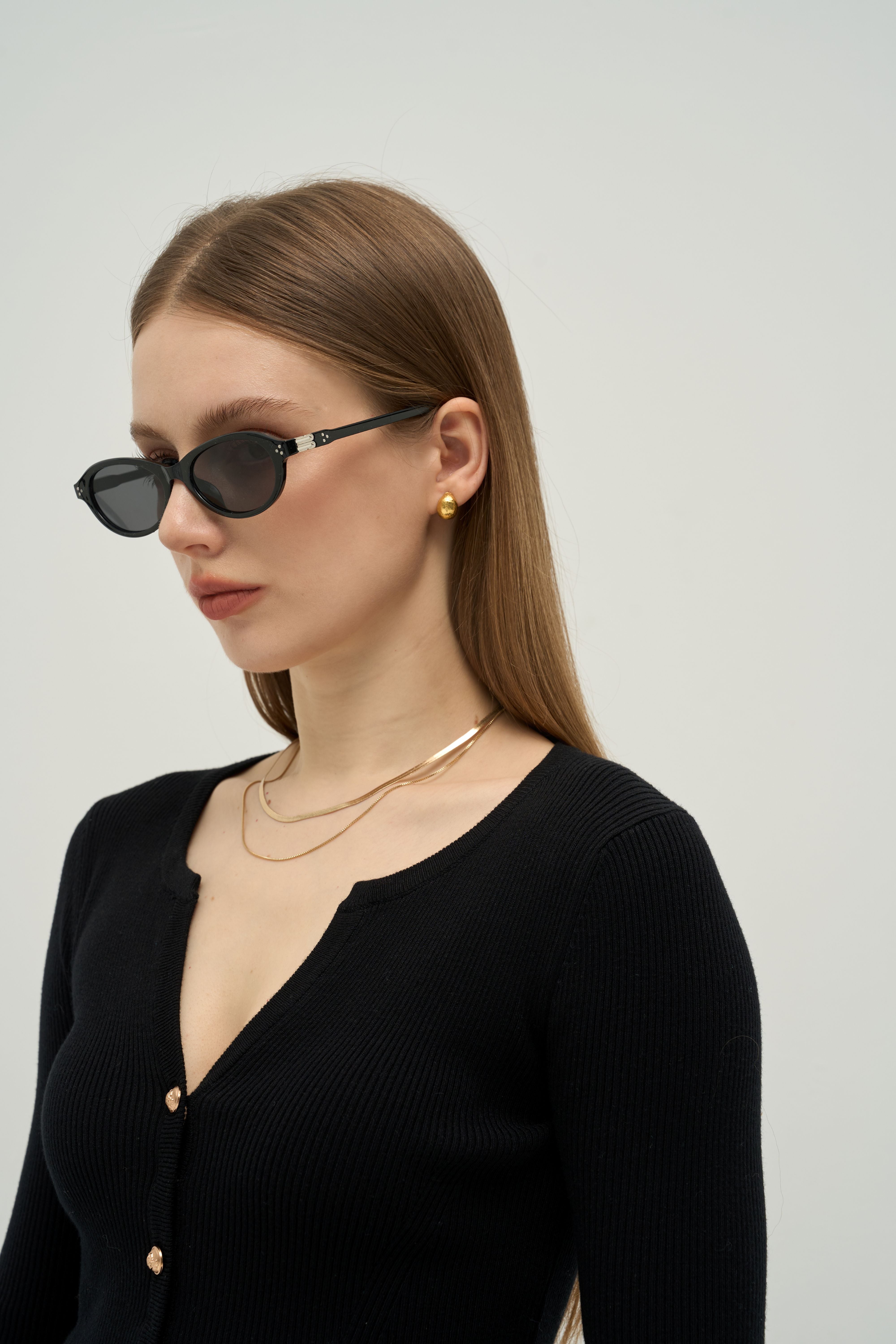 Contour Ribbed Knit Cardigan Top